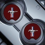 2 Pcs Ford Mustang Car Cup Holder Coaster Soft Washable Non-slip Neoprene Rubber. Fixed Price $7.49.