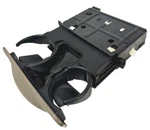 99 04 Ford F-250 F-350 In-dash Cup Holder Assembly Tan Oem. Fixed Price $67.00.