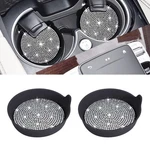 Amooca Car Cup Coaster Universal Non-slip Holders Bling Crystal Rhinestone. Fixed Price $10.99.