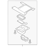 Genuine Ford Console Trim Panel HC3Z-25045A76-GA. Fixed Price $304.54.