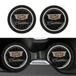 2PCS Silicone Carbon Fiber Cup Holder Pad Mat Anti-slip For Cadillac. Fixed Price $15.00.
