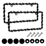 Sbulhia 2 Pcs Barbed Wire License Plate Frame, Sturdy Plastic Black. Fixed Price $14.76.