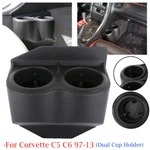 Cup Drink Holders For 1997-13 C5 C6 Corvette Travel Buddy Double Dual Center. Fixed Price $38.50.