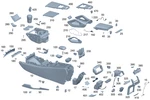 Genuine Mercedes-benz Cover Beverage Holder 167-813-13-00. Fixed Price $82.16.