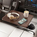 Car Desk Laptop Mount 360 Rotation Cup Holder Wooden Tesla Compatible Axvlu Food. Fixed Price $89.99.
