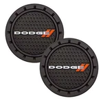 Plasticolor Dodge Auto Cup Holder Coasters Black 2-PACK. Fixed Price $9.95.