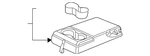 Genuine Volkswagen Armrest Assembly 561-885-875-E-OQQ. Fixed Price $26.75.