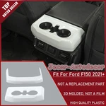 White Armrest Rear Water Cup Holder Panel Trim Cover Decor Ford F-150 2021+. Fixed Price $34.99.