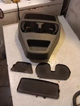 2005-07 Dodge Dakota Automatic Floor Center Console Cup Holder Slate Gray. Fixed Price $115.00.