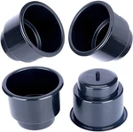 20 Pcs Recessed Plastic Cup Drink Can Holder With Drain For Boat Truck Car Black. Fixed Price $40.99.