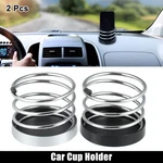 2PCS Dashboard Car Bottle Black Silver Tone Universal. Fixed Price $26.29.