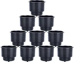 10 Pack Recessed Plastic Cup Drink Can Holder Boat Car Table Black. Fixed Price $24.99.