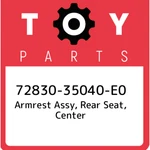72830-35040-E0 Toyota Armrest Assy, Rear Seat, Center 7283035040E0, New Genuine. Fixed Price $1328.90.