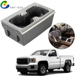 "burnish" Center Console Cup Holder Plastic For 2014-2015 Gmc Sierra Blk Silvery. Fixed Price $39.30.