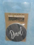 Carson Absorbent Stoneware Coaster Dad Father's Day Gift Fit Most Cup Holder. Fixed Price $9.13.
