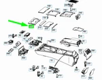 Mercedes-benz C207 Drink Holder Ornamental Molding A2076807193 No Duties. Fixed Price $404.81.