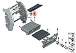 Bmw Alpina Hybrid B7LX Rubber Insert Drink Holder 51169179819. Fixed Price $25.84.
