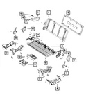 Genuine Mopar Rear Seat Cup Holder 68064758AB. Fixed Price $223.88.