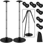 Boat Cover Support Poles Pack, Stainless Steel BASE,BLACK,2. Fixed Price $72.77.