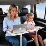 Car Desk For Laptop Passenger Seat- Adjustable Tray Work &. Fixed Price $60.98.