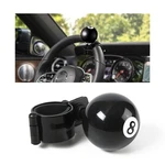 Fsturios 8 Ball Steering Wheel Knob Spinner, Round 3.54 1.97 Inches, Black. Fixed Price $12.64.