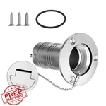 Metraxion 1-1/2" Boat Deck Filler Fuel Waste Water Stainless. Fixed Price $40.99.