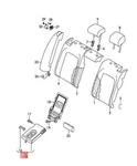 Vw E-golf Armrest Leatherette Pull Loop Titan Black 5GM885081QSL1. Fixed Price $383.66.