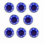 8X Blue Led Light Stainless Steel Cup Drink Holder For Marine Yacht Boat Rv. Fixed Price $59.22.