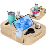 Tabcouchcaddy - Cup Holder Tray & Tablet Pillow Stand Bed,. Fixed Price $44.99.