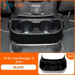 Black Rear Cup Holder Base Stand Floor Mount Trim For Jeep Wrangler 2018+ Jl Jt. Fixed Price $26.99.