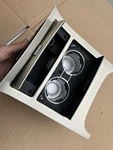 2007-2014 Cadillac Escalade Heated Cooling Console Cup Holder Brush Aluminum. Fixed Price $299.00.