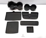 14-18 Oem Jeep Wrangler Jk Center Console Cup Holder Rubber Mat Set. Fixed Price $245.02.