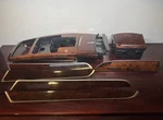 Audi A6 S6 C6 4F 05-11 Lhd Dark Wood Grain Interior Trim Set Center + Doors Oem. Fixed Price $129.99.