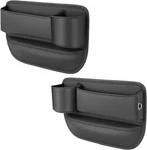 2 Pcs Auto Car Seat Gap Catcher Organiser Storage Box Pocket W/ Cup Holder Side. Fixed Price $31.32.