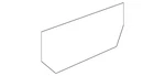 Genuine Honda Lock Lid *YR327L* (pearl Ivory) 84667-SHJ-A01ZF. Fixed Price $19.92.