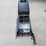 2019 Ford F250SD Center Console Gray/black Plastic W/black Leather Lid Oem. Fixed Price $700.00.