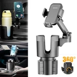 360 Universal Car Cup Holder Phone Mount Cell Stand Drink Organizer 2 IN1. Fixed Price $20.99.
