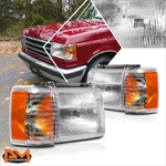 87-91 Ford F150/F250/F350/BRONCO Oe Style Headlights/lamps Replacement Pair. Fixed Price $91.89.