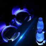 2PCS Usb Changing Car Led Cup Holder Pad Coaster 7 Colors Decor Lights Set. Fixed Price $12.99.