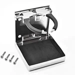 Marine City Adjustable Folding Cup Holder 304 Stainless Steel For Boat, Rv. Fixed Price $41.98.