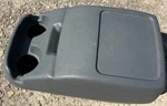92-96 Ford F150 F250 Bronco Center Floor Console Gray Cup Holder Storage Oem Obs. Fixed Price $125.10.